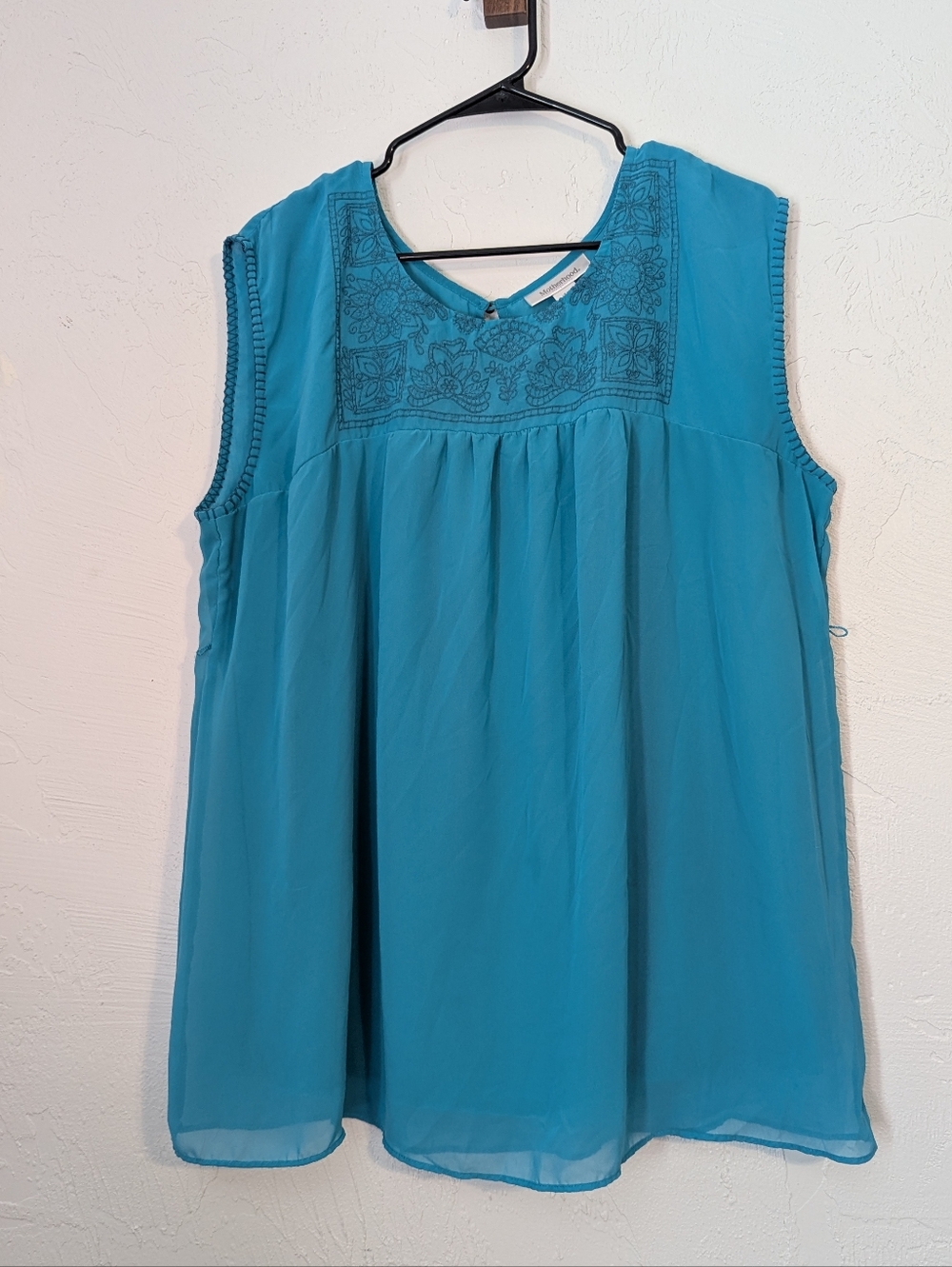 Motherhood Maternity Cute Lightweight Flowy Boho Casual Summer Tank Top Blouse